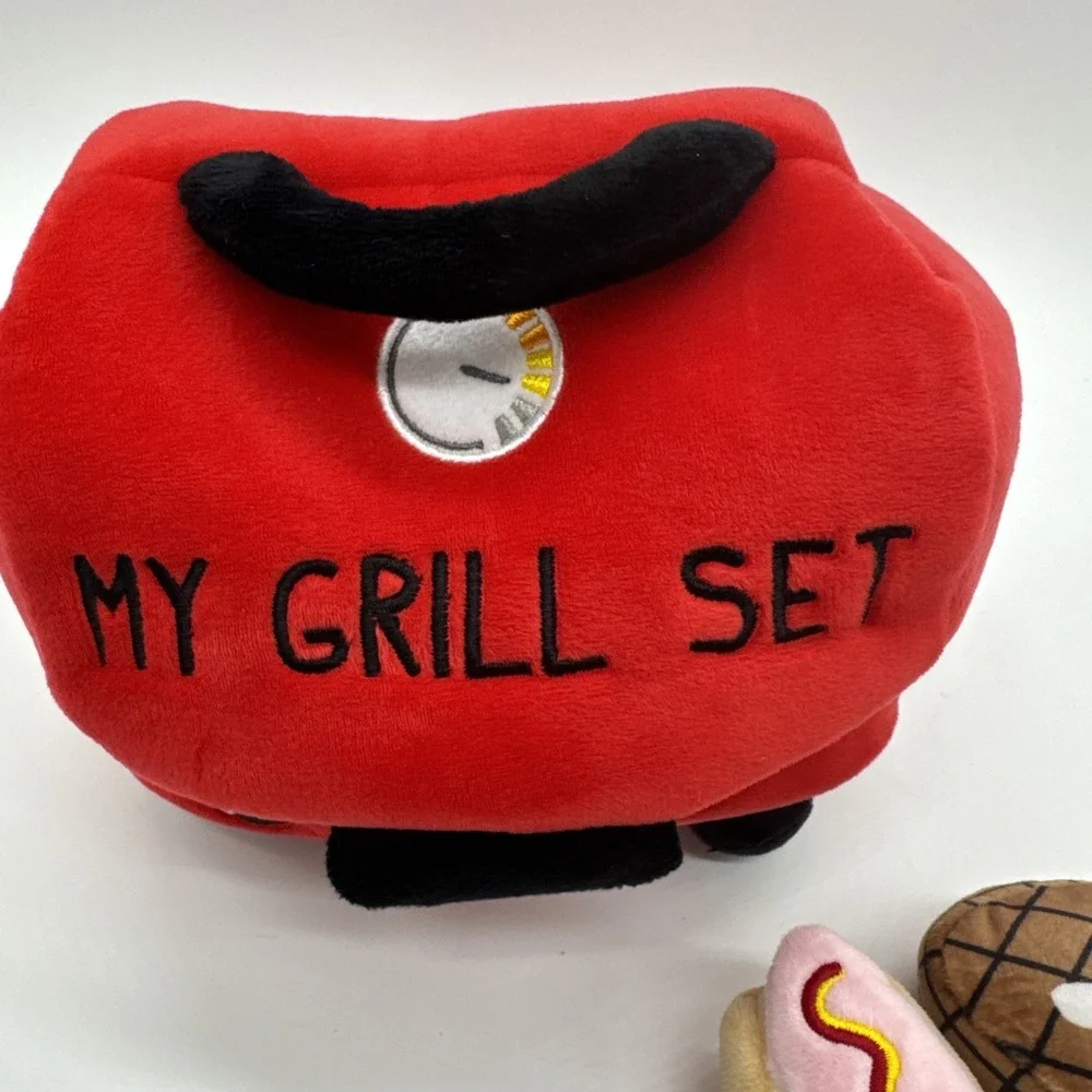 Mudpie Plush Grill Set‎ For Your Little Chef Helper Excellent Condition